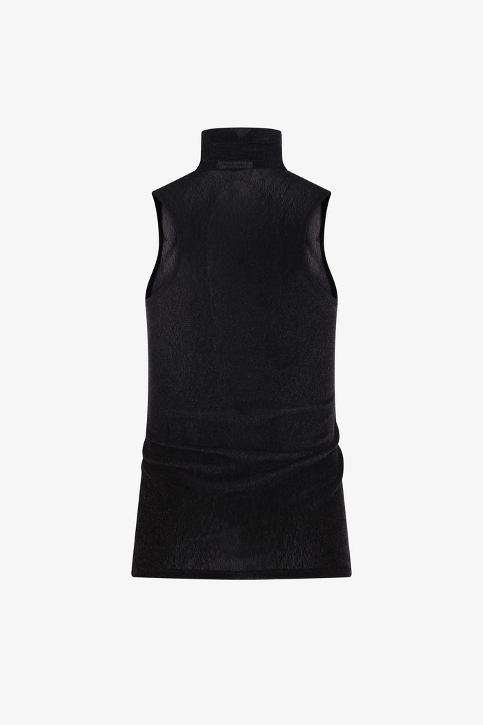 Obsidian Turtleneck Racerback Tank