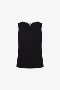 Black Classic Knot Tank Top