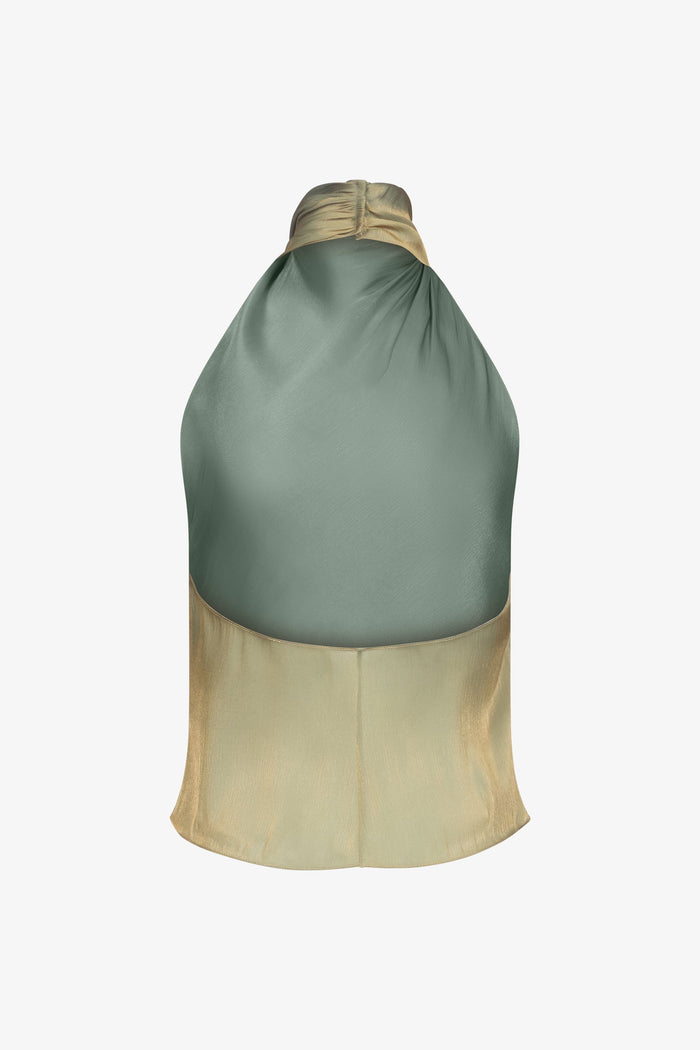 Olive Oil Halter Top