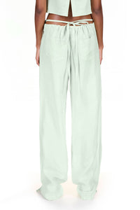 Matcha Wide Leg Drawstring Pants