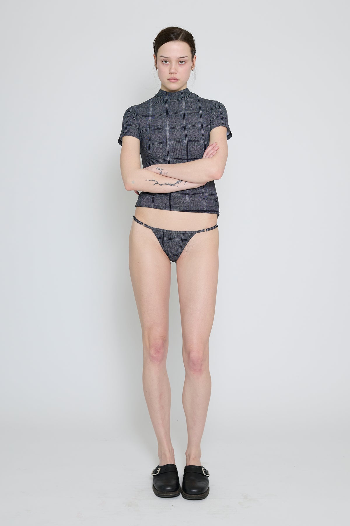 Glen Check Classic Bikini Bottom