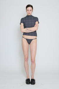 Glen Check Classic Bikini Bottom