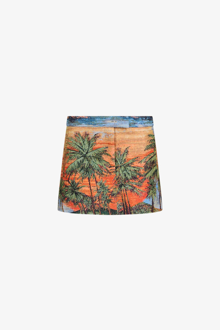 Sunset Tailored Mini Skirt