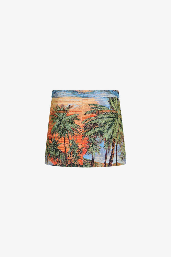 Sunset Tailored Mini Skirt