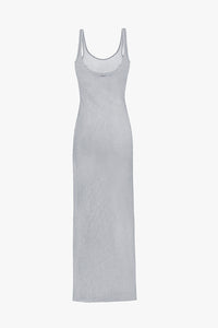 Silver Scoop Neck Maille Dress