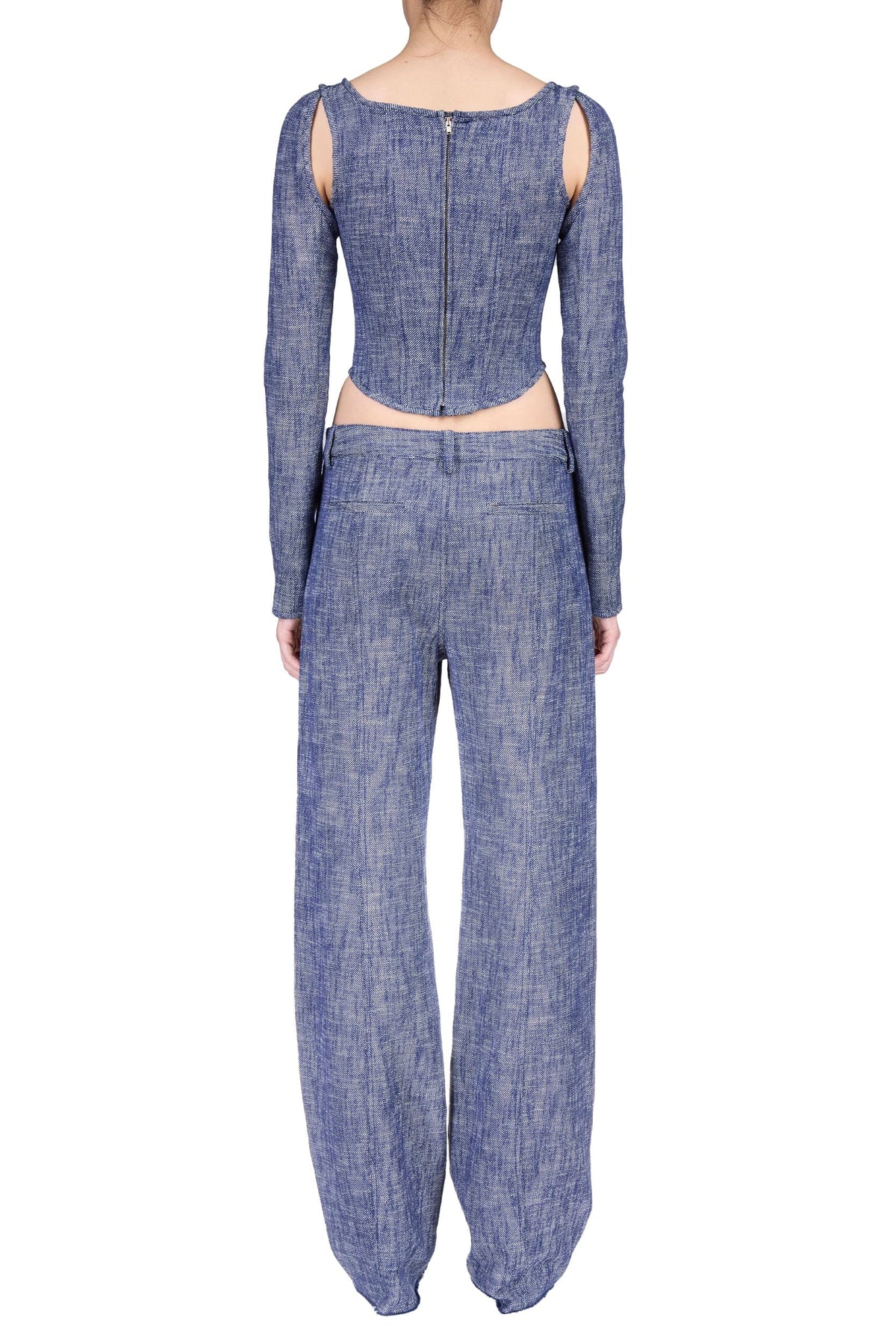 Navy Cocoon Trousers