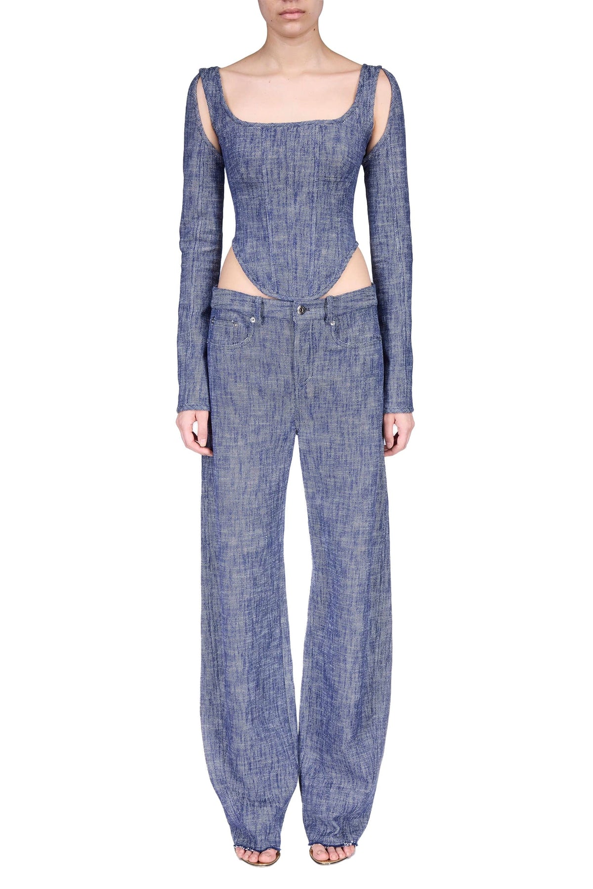 Navy Cocoon Trousers