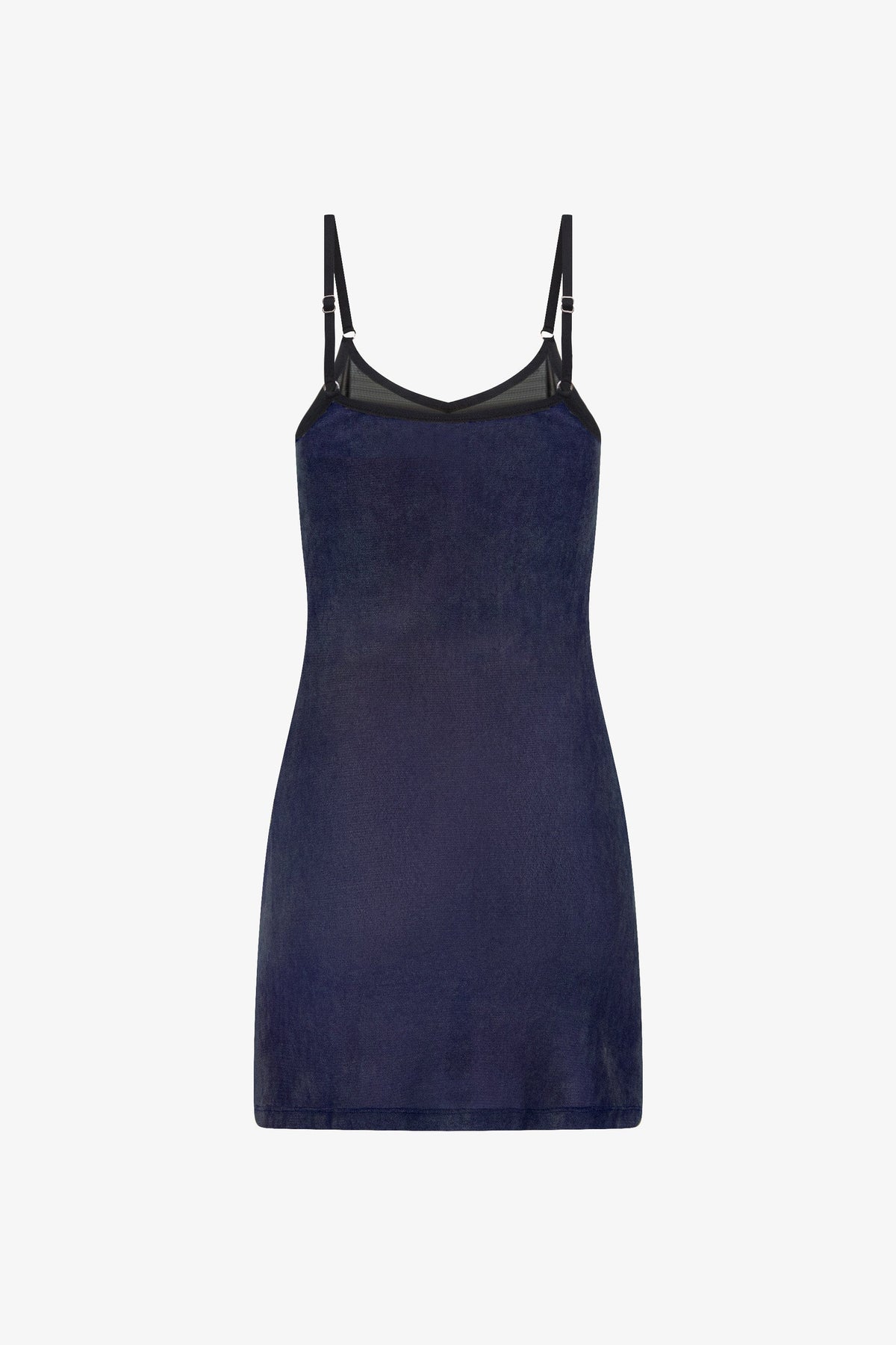 Navy V-Neck Studded Cami Dress