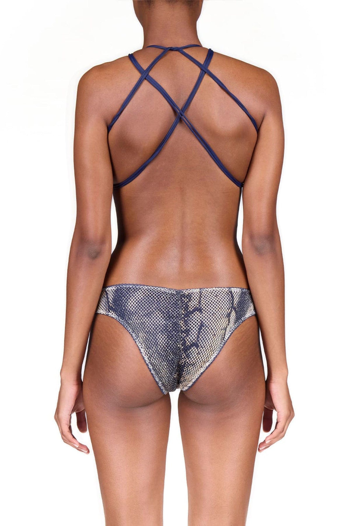 Snake Netting Micro Bikini Top