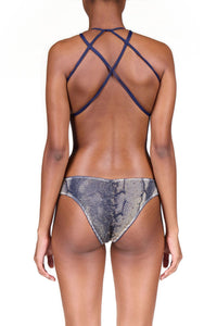 Snake Netting Micro Bikini Top
