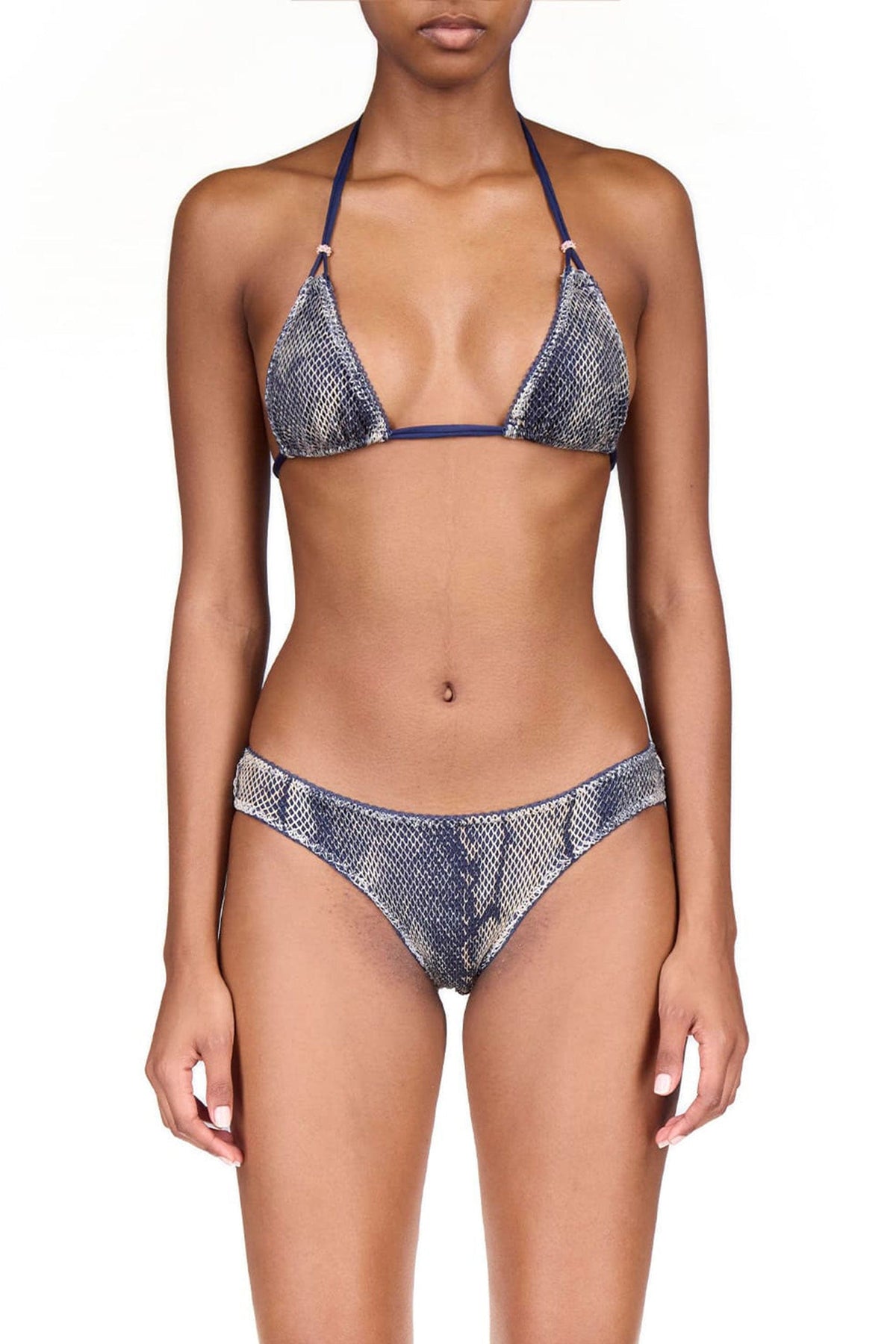 Snake Netting Micro Bikini Top