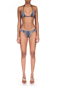 Snake Netting Micro Bikini Top