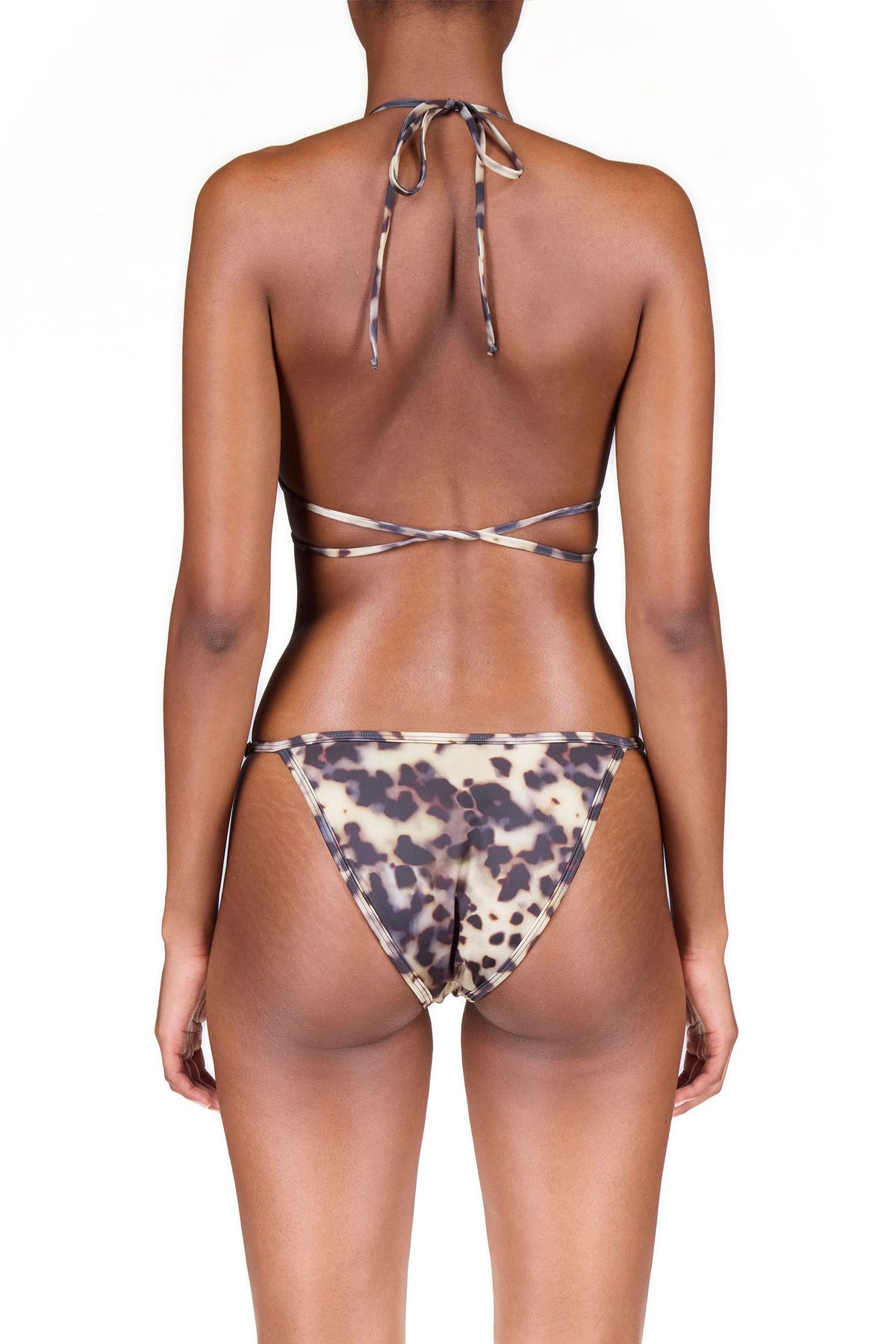 Tortoise Triangle Bikini Top