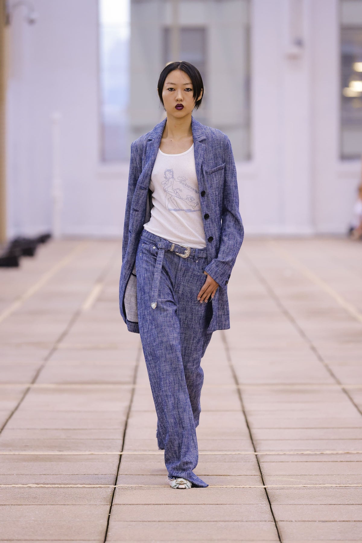 Navy Cocoon Trousers