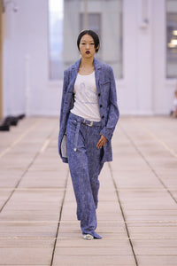 Navy Cocoon Trousers