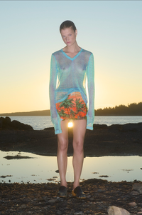 Sunset Tailored Mini Skirt