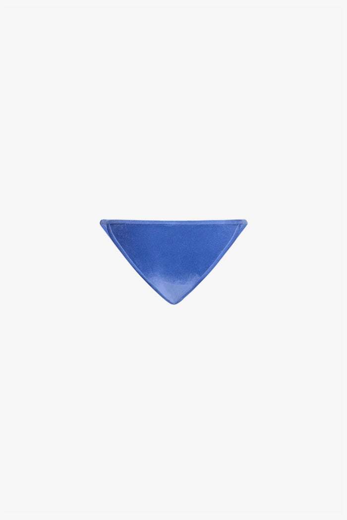 Ocean Blue Velvet Classic Bikini Bottom