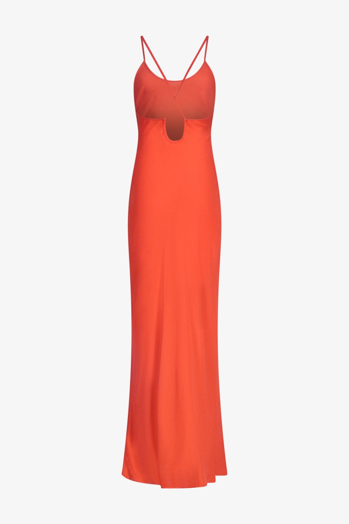 Blood Orange Keyhole Dress
