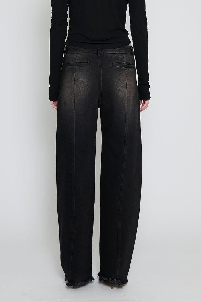 Black/Brown Cocoon Jeans