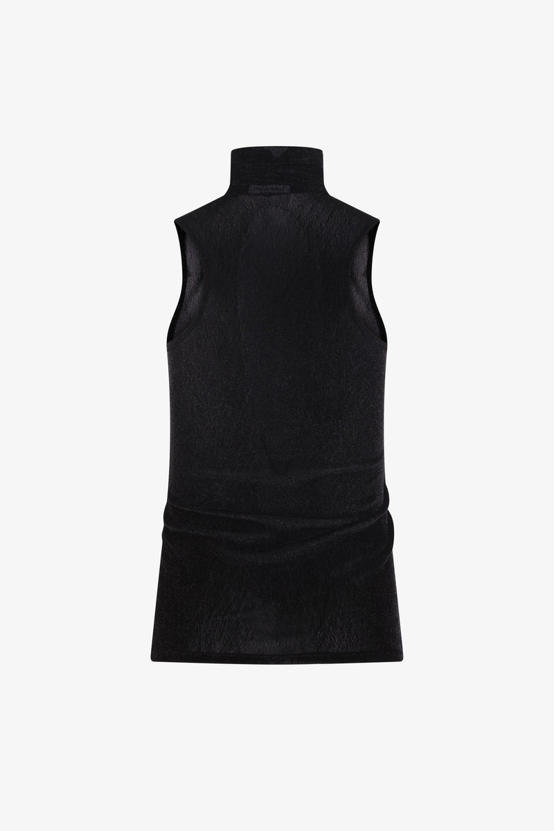 Obsidian Turtleneck Racerback Tank