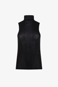 Obsidian Turtleneck Racerback Tank