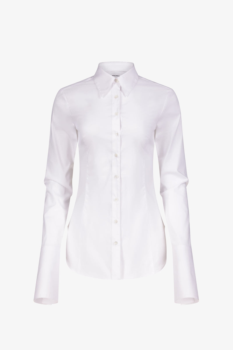 White Fitted Button Down PRISCAVera White Fitted Button Down PRISCAVera