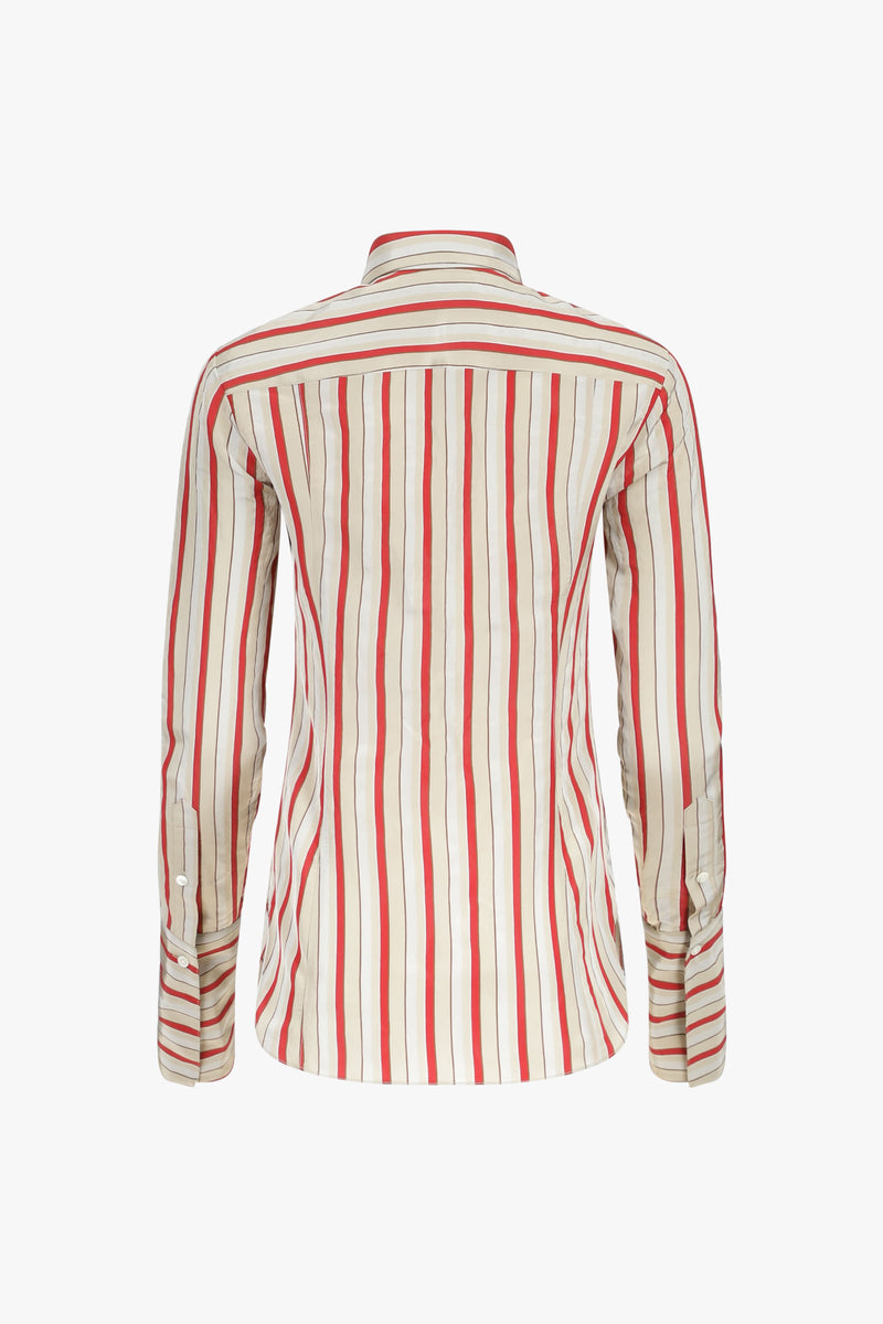 Multi Stripes Fitted Button Down