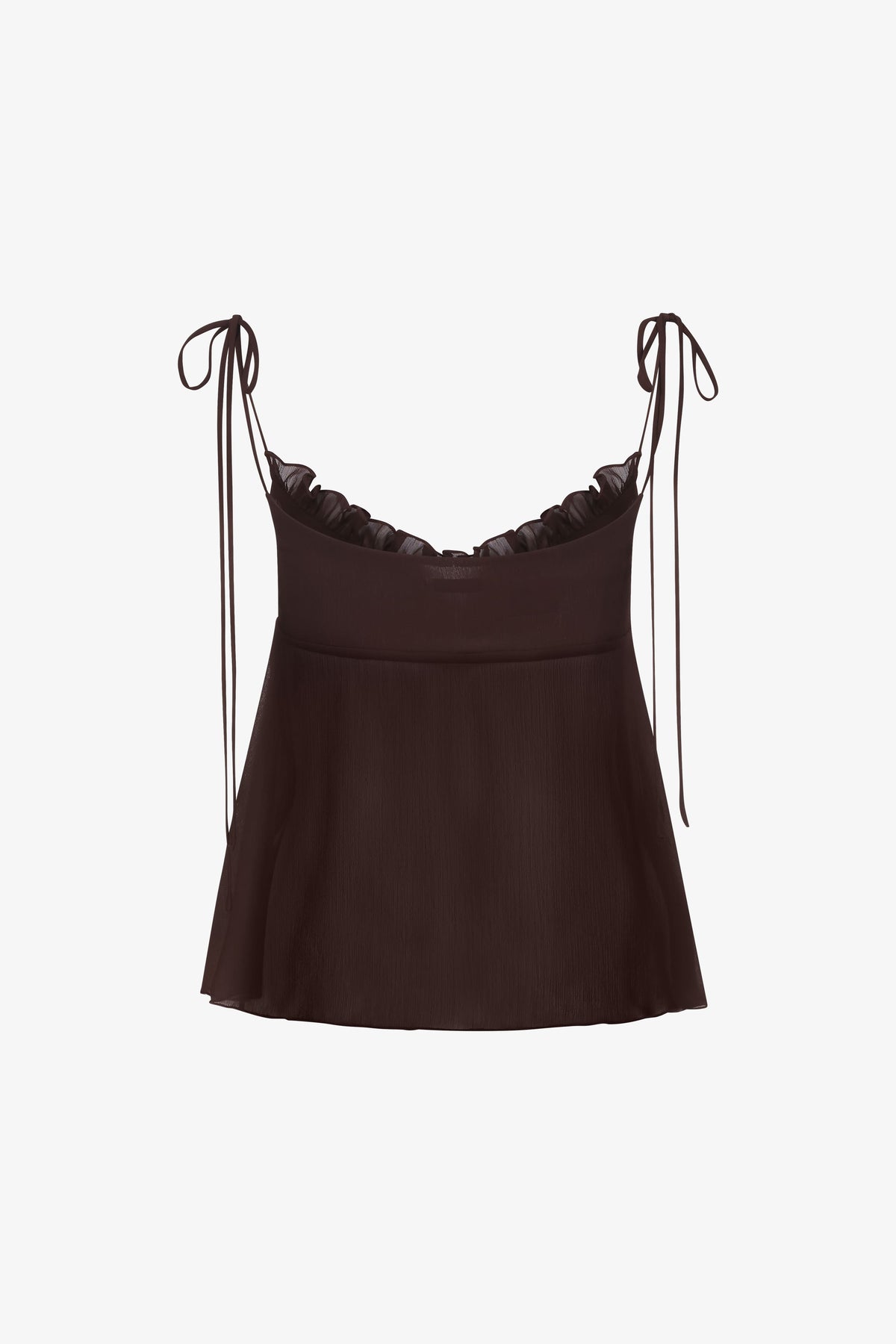 Chocolate Chiffon Cami