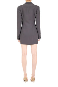 Charcoal Mini Jacket Dress