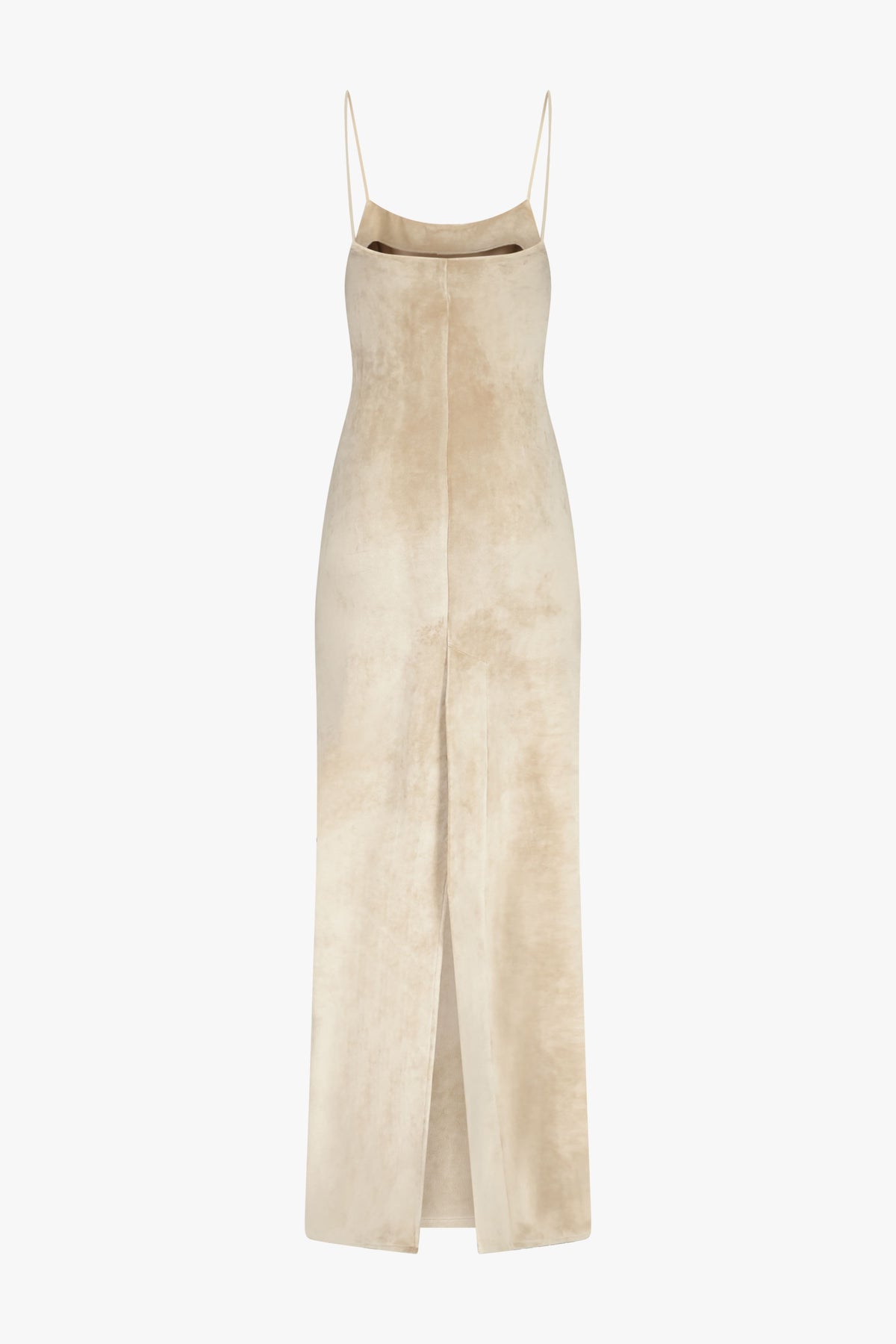 Sand Square Neck Maxi Dress