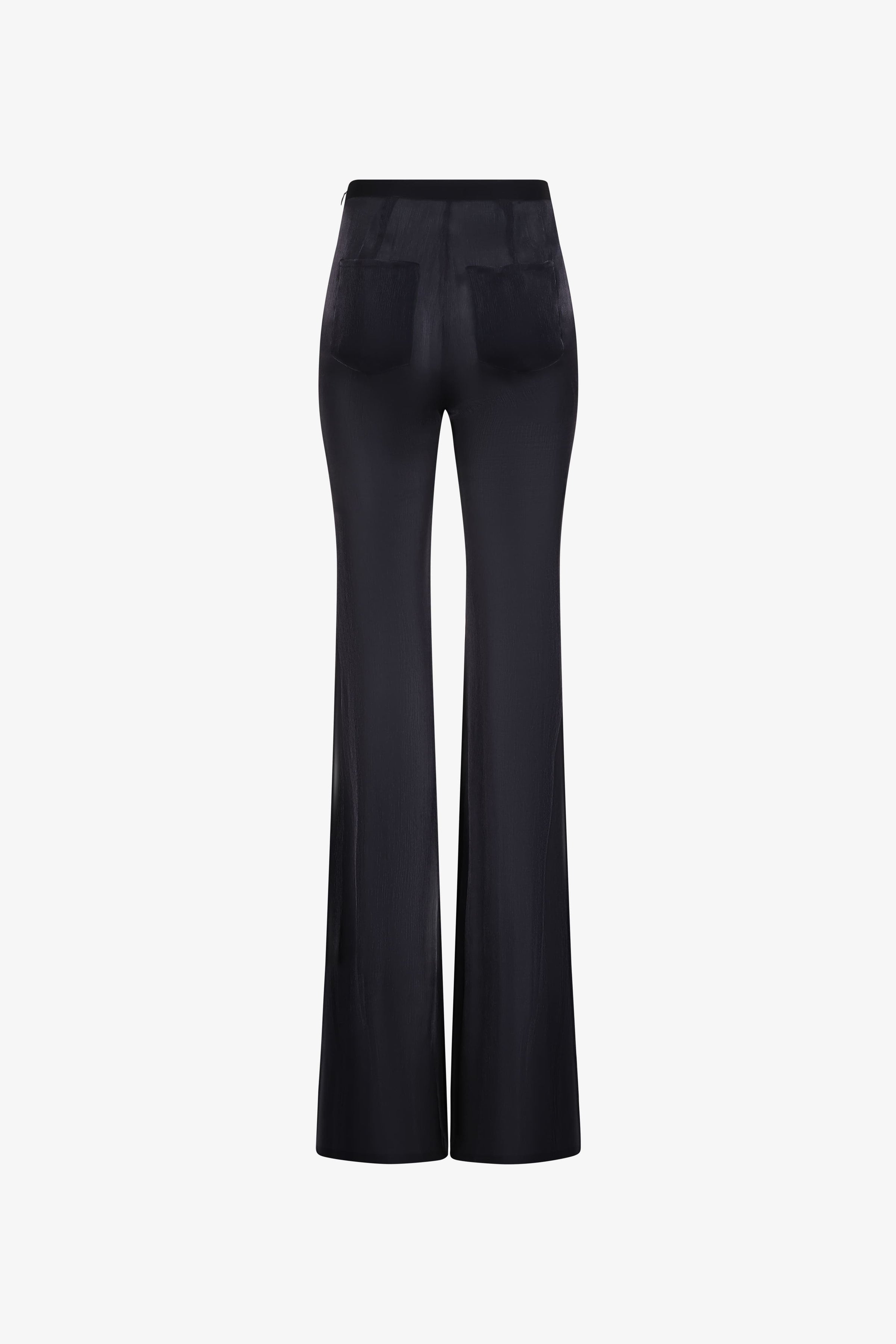 black flare dress pants Black Fitted Flared Pants – PRISCAVera