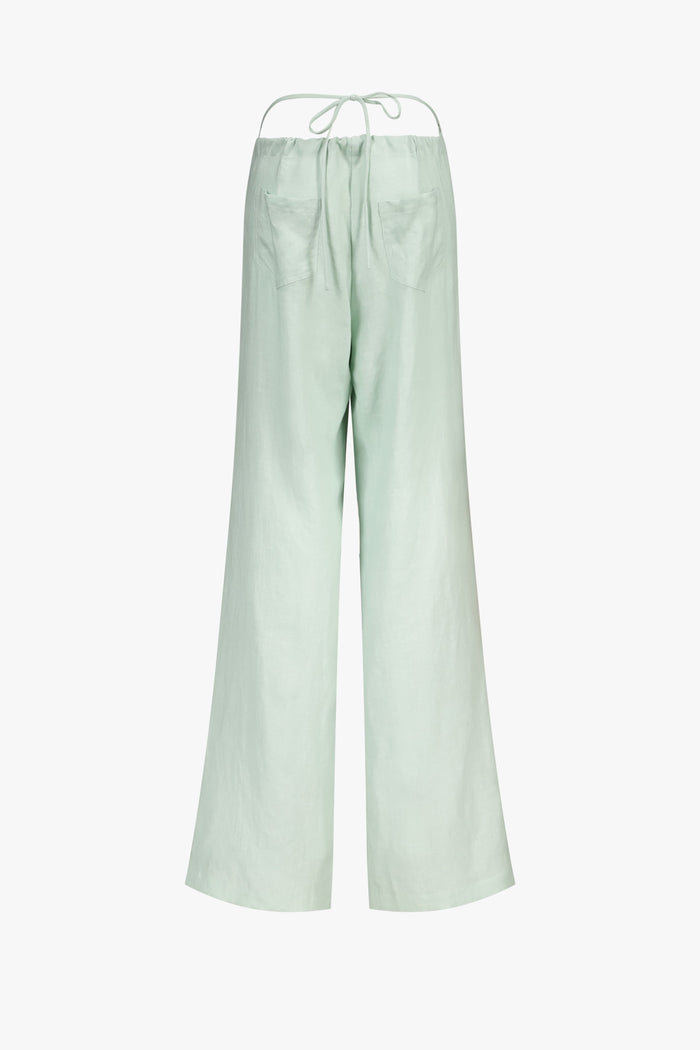 Matcha Wide Leg Drawstring Pants