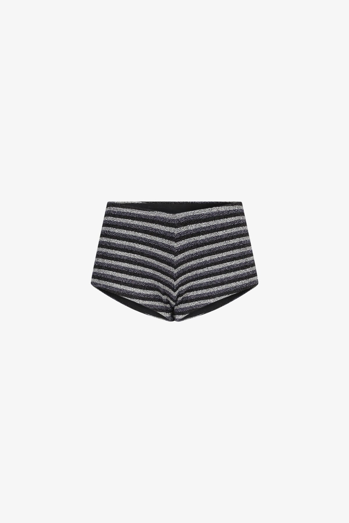 Metallic Stripes Swim Shorts