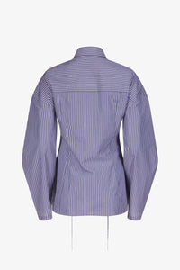 Banker Stripes Laced Button Down