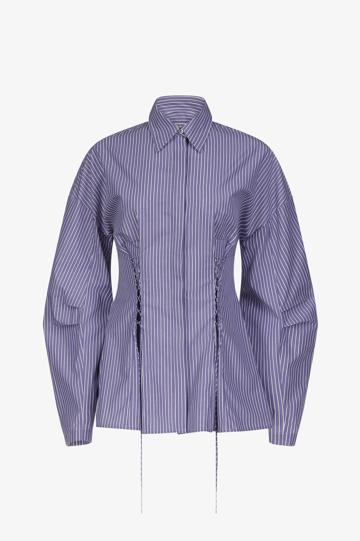 Banker Stripes Laced Button Down