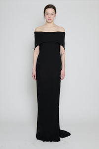 Black Hooded Maxi Dress