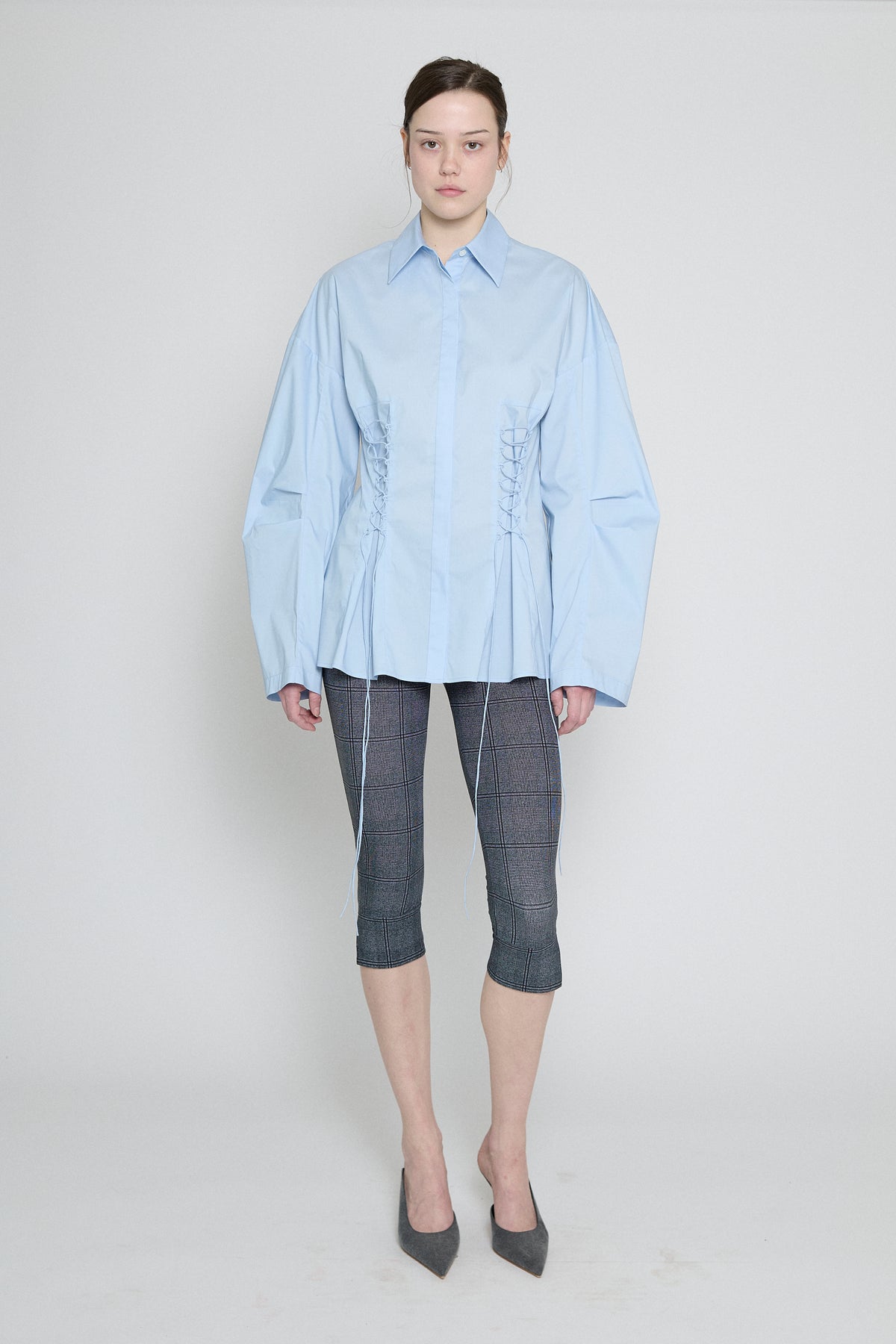 Classic Blue Laced Button Down