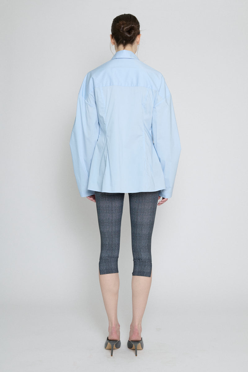 Classic Blue Laced Button Down