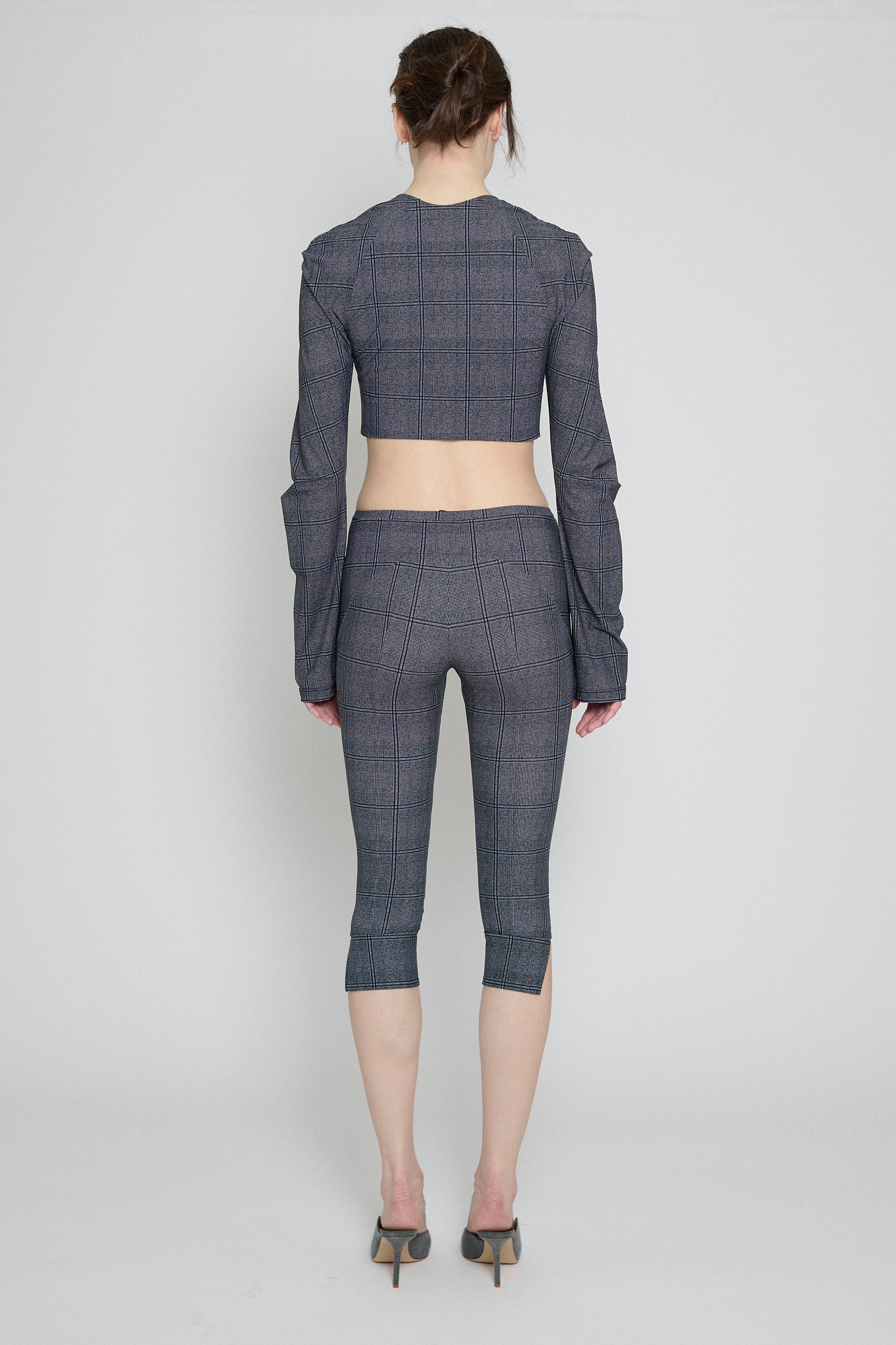 Glen Check Capri Pants – PRISCAVera