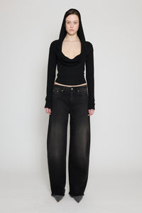 Black/Brown Cocoon Jeans