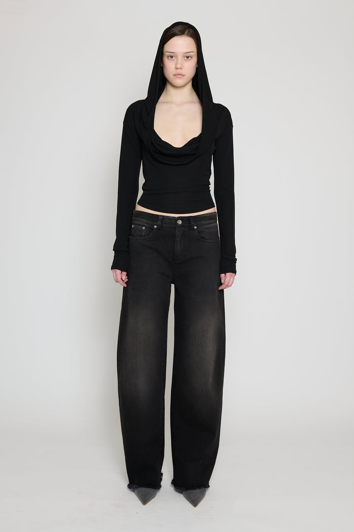 Black/Brown Cocoon Jeans