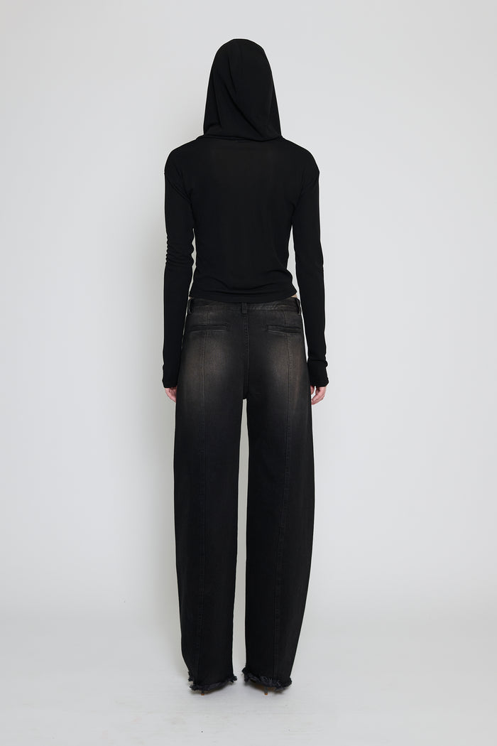 Black/Brown Cocoon Jeans