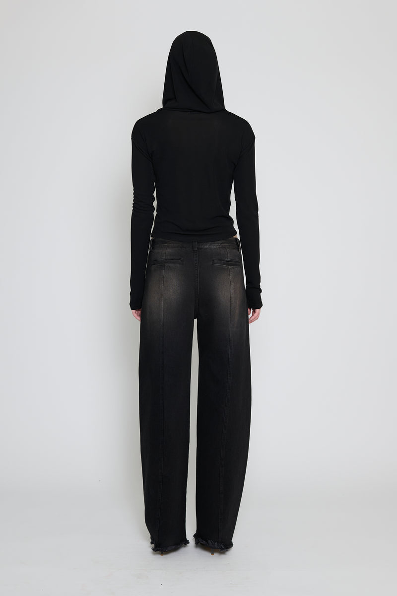 Black/Brown Cocoon Jeans