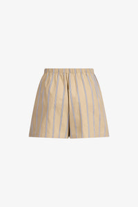 Striped Khaki Boxer Shorts