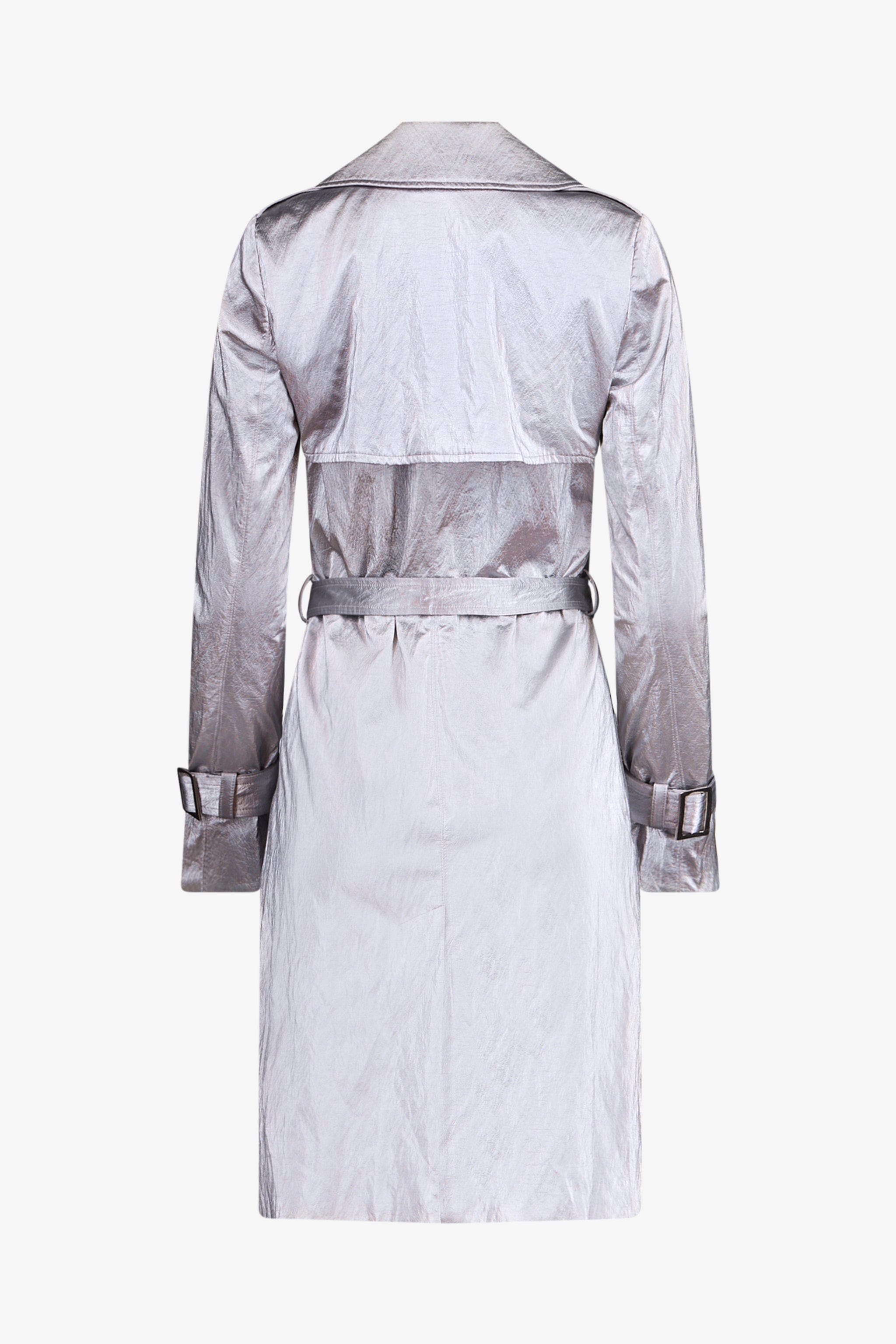 Silver Rainwear Trench Coat – PRISCAVera