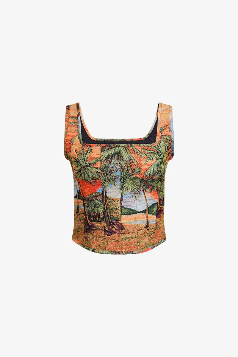 Sunset Corset Top