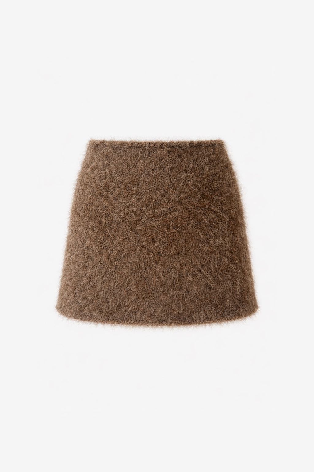 Hazelnut Knit Mini Skirt