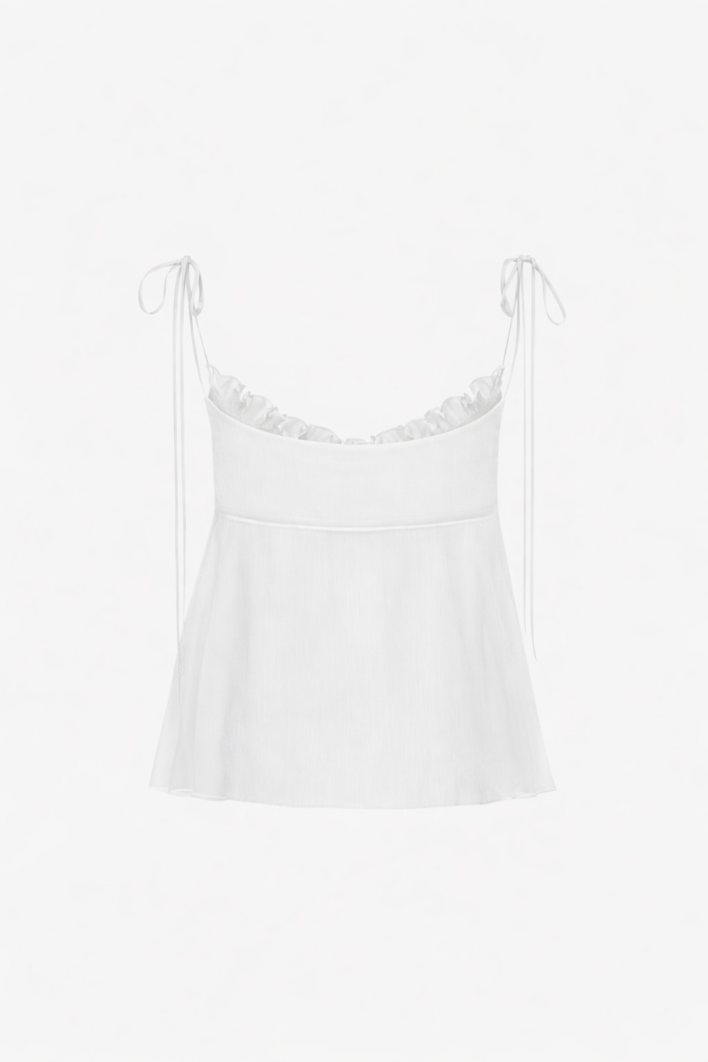 White Chiffon Cami Top