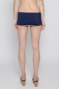 Navy Fold Over Bikini Bottom