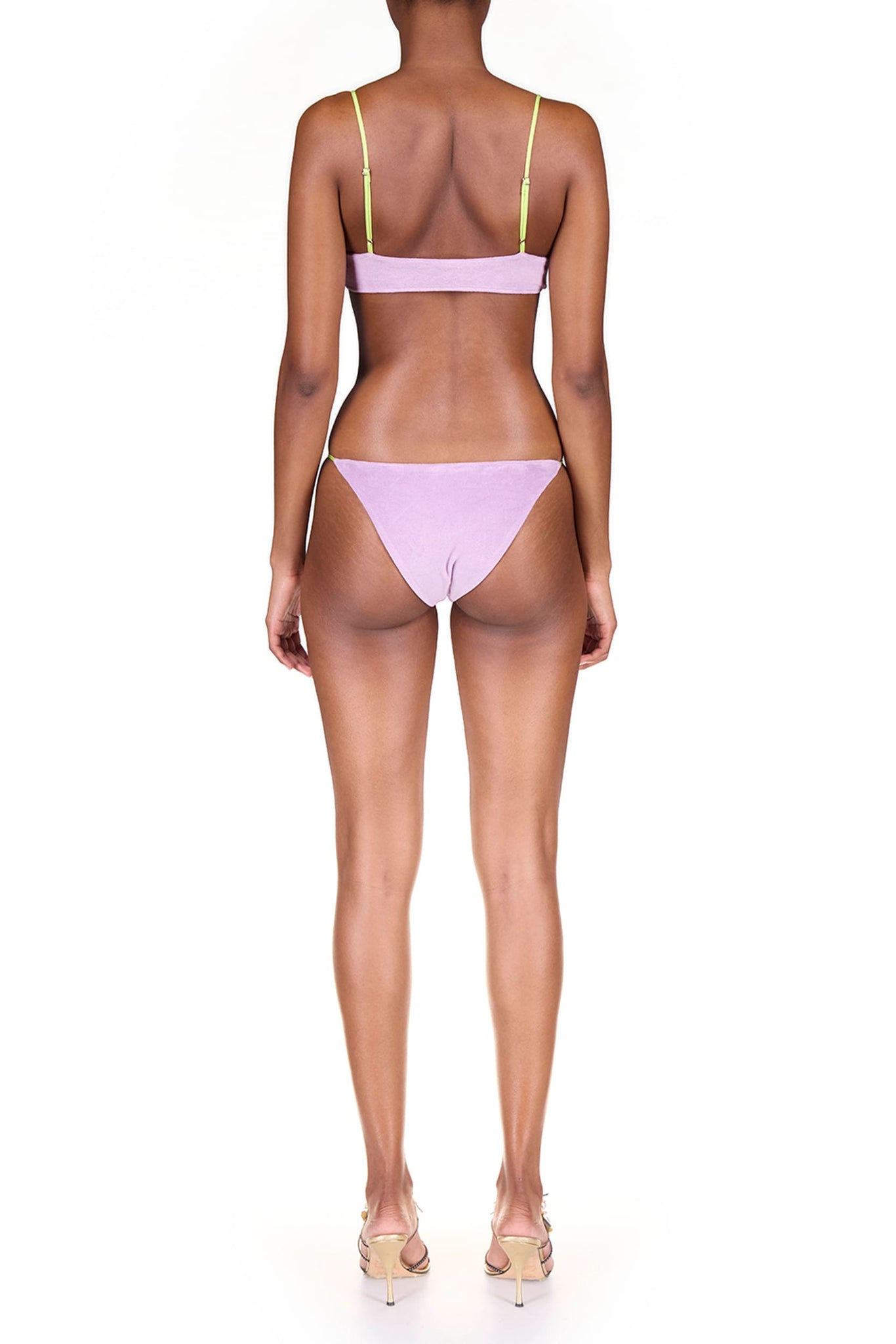Lavender Velour Bikini Bottom